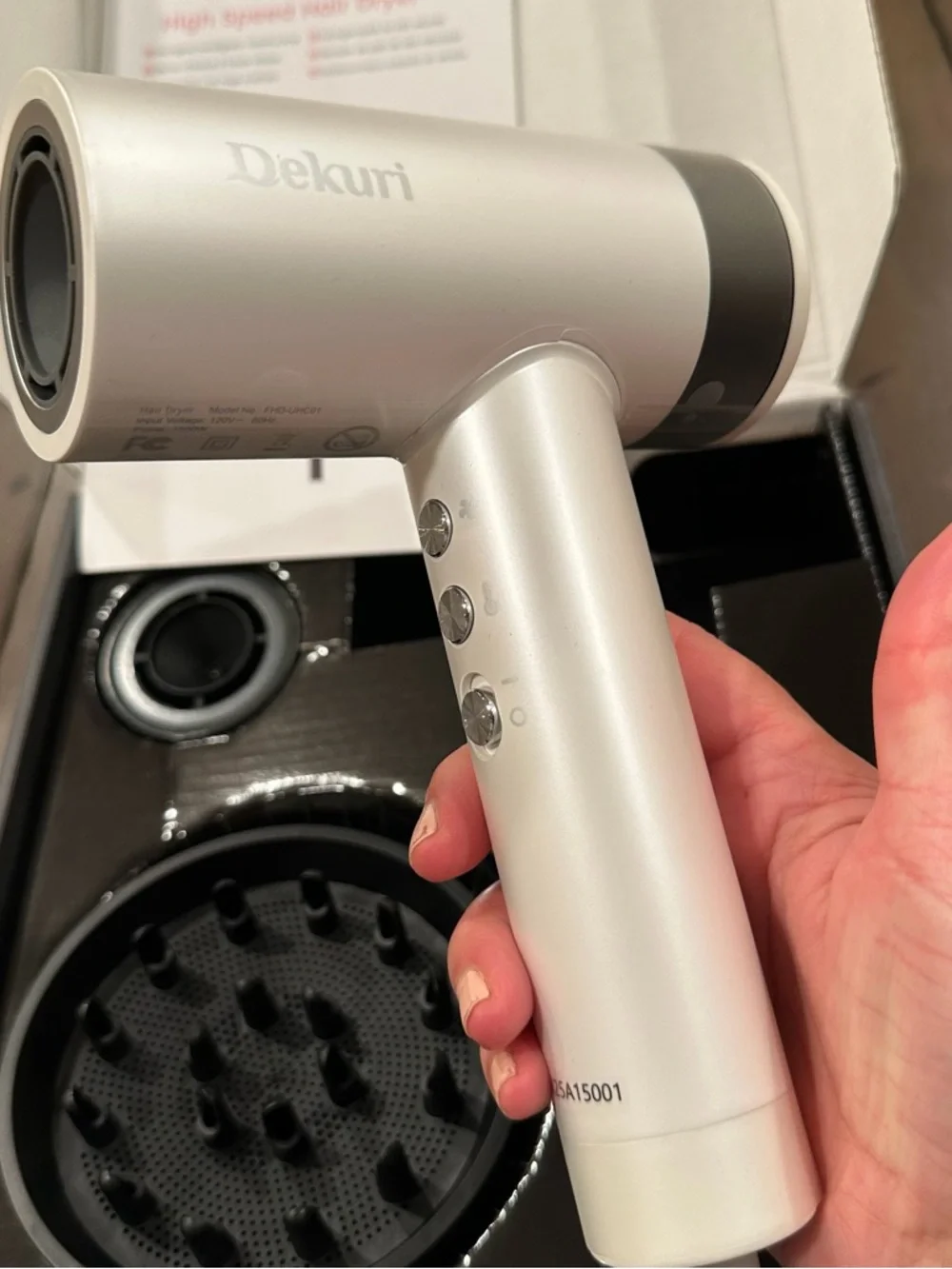 High Speed Fast‎ Drying Hair Dryer - Cream White #TB4